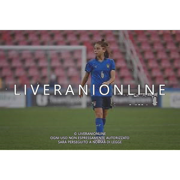 GriffoniE/LMedia - Women&#39;s World Cup 2023 Qualifiers - Italy vs Moldova - FIFA World Cup 17 September 2021 - Nereo Rocco stadium, Trieste, Italy Photo showing: Manuela Giuliano (Italy) @GriffoniE/LMedia AG ALDO LIVERANI SAS