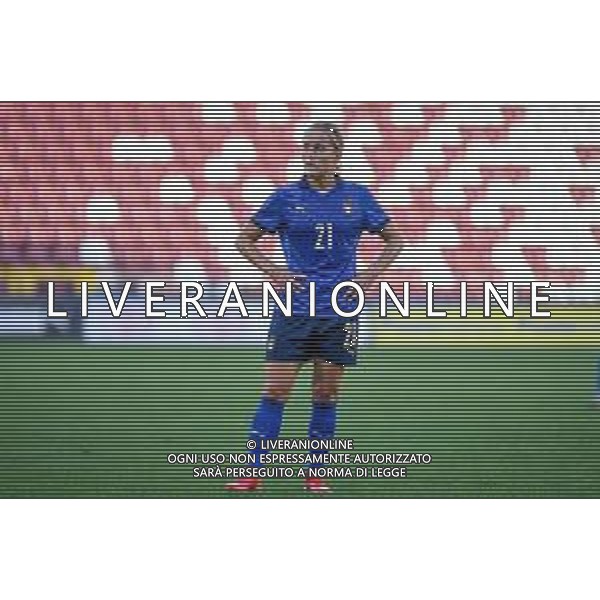 GriffoniE/LMedia - Women&#39;s World Cup 2023 Qualifiers - Italy vs Moldova - FIFA World Cup 17 September 2021 - Nereo Rocco stadium, Trieste, Italy Photo showing: Valentina Cernoia (Italy) @GriffoniE/LMedia AG ALDO LIVERANI SAS