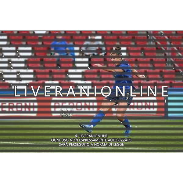 GriffoniE/LMedia - Women&#39;s World Cup 2023 Qualifiers - Italy vs Moldova - FIFA World Cup 17 September 2021 - Nereo Rocco stadium, Trieste, Italy Photo showing: Valentina Bergamaschi (Italy) @GriffoniE/LMedia AG ALDO LIVERANI SAS