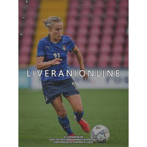 GriffoniE/LMedia - Women&#39;s World Cup 2023 Qualifiers - Italy vs Moldova - FIFA World Cup 17 September 2021 - Nereo Rocco stadium, Trieste, Italy Photo showing: Valentina Cernoia (Italy) @GriffoniE/LMedia AG ALDO LIVERANI SAS
