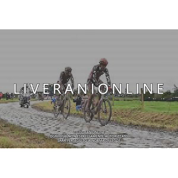 03-10-2021 Paris - Roubaix; 2021, Lotto - Soudal; 2021, Ag2r - Citroen; Van Avermaet, Greg; FOTO STEFANO SIROTTI-AG ALDO LIVERANI SAS