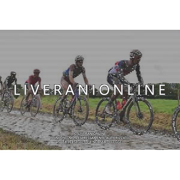 03-10-2021 Paris - Roubaix; 2021, Trek - Segafredo; 2021, Total - Direct Energie; Stuyven, Jasper; Turgis, Anthony; FOTO STEFANO SIROTTI-AG ALDO LIVERANI SAS