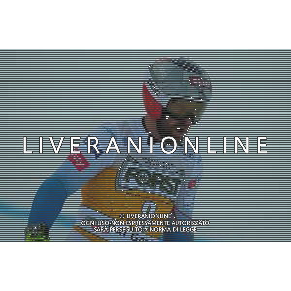 TommasiniR/LMedia - 2021 FIS Ski World Cup - Men&#39;s Downhill - alpine ski race 18 December 2021 - Saslong, Val Gardena, Italy Photo showing: Travis Ganong (USA) @TommasiniR/LMedia/AGENZIA ALDO LIVERANI SAS