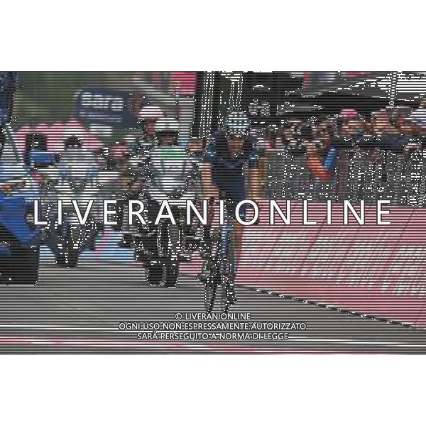 28-05-2022 Giro D\'italia; Tappa 20 Belluno - Passo Fedaia; 2022, Movistar; Pedrero Lopez, Antonio; Passo Fedaia; ©SIROTTI/AGENZIA ALDO LIVERANI SAS