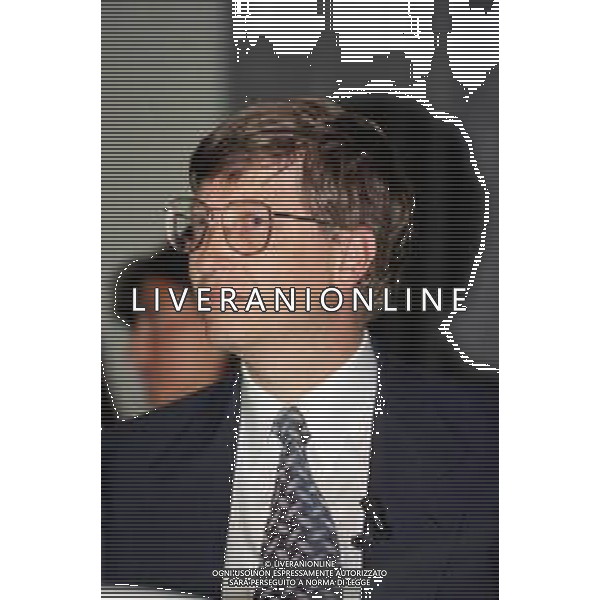 Conferenza Stampa dell\'imprenditore Bill Gates per la presentazione ufficiale in Italia di Windows \'95, a Villa Erba a Cernobbio (Como) 2 settembre 1995 /AGENZIA ALDO LIVERANI SAS