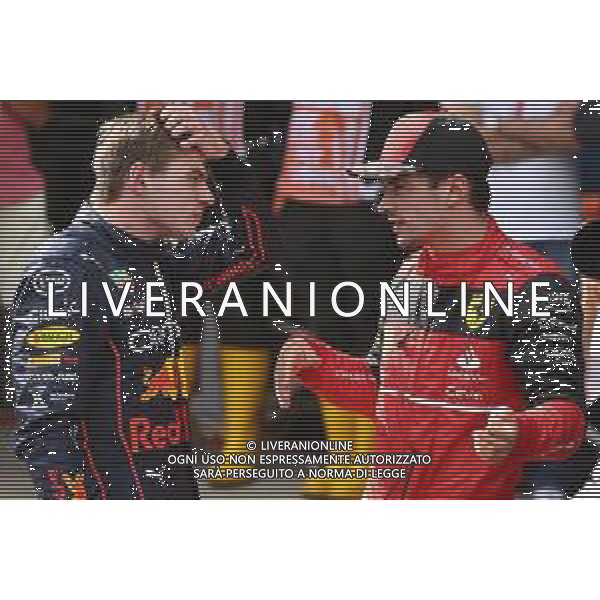 1st for Max Verstappen (NLD) Red Bull Racing 2nd for Charles Leclerc (MON) Ferrari. 09.07.2022. Formula 1 World Championship, Rd 11, Austrian Grand Prix, Spielberg, Austria, Sprint Day. - www.xpbimages.com, EMail: requests@xpbimages.com ¬© Copyright: Batchelor / XPB Images/AGENZIA ALDO LIVERANI SAS - ITALY ONLY EDITORIAL USE ONLY