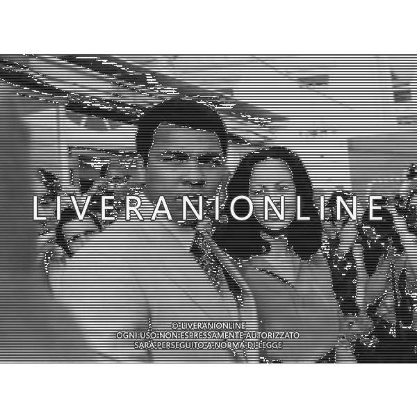 Cannes 1978 Muhammad Ali\' (Cassius Clay) pugile con la moglie ph archivio giovanni liverani/agenzia aldo liverani