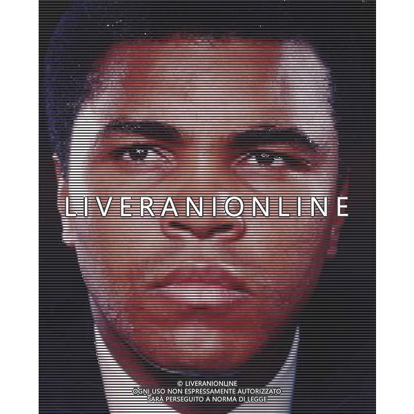 Muhammad Ali\' (Cassius Clay) pugile ph archivio giovanni liverani/agenzia aldo liverani