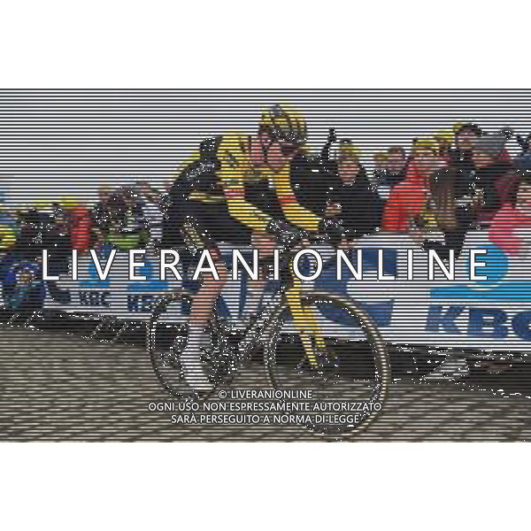 02-04-2023 Tour Des Flandres; 2023, Jumbo - Visma; Van Hooydonck, Nathan; Paterberg; ©SIROTTI / AGENZIA ALDO LIVERANI SAS