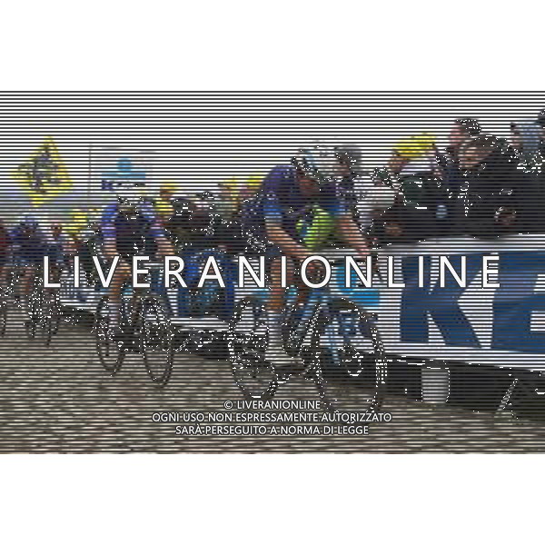 02-04-2023 Tour Des Flandres; 2023, Movistar; Garcia Cortina, Ivan; Paterberg; ©SIROTTI / AGENZIA ALDO LIVERANI SAS