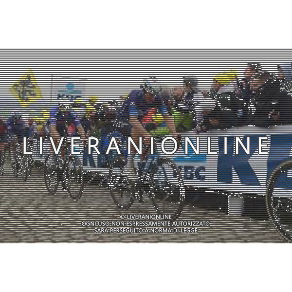 02-04-2023 Tour Des Flandres; 2023, Movistar; Garcia Cortina, Ivan; Paterberg; ©SIROTTI / AGENZIA ALDO LIVERANI SAS
