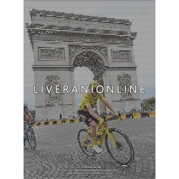23-07-2023 Tour De France; Tappa 21 Saint Quentin En Yvelines - Paris; 2023, Jumbo - Visma; Vingegaard, Jonas; Paris - Arc De Triomphe; ©SIROTTI/AGENZIA ALDO LIVERANI SAS