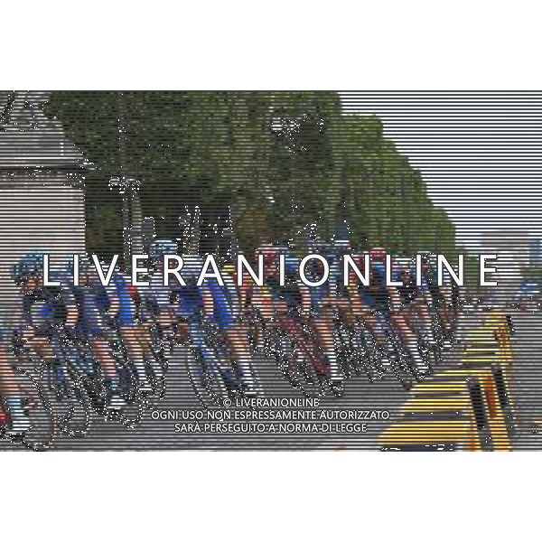 23-07-2023 Tour De France; Tappa 21 Saint Quentin En Yvelines - Paris; 2023, Lidl - Trek; Stuyven, Jasper; Pedersen, Mads; Paris; ©SIROTTI/AGENZIA ALDO LIVERANI SAS