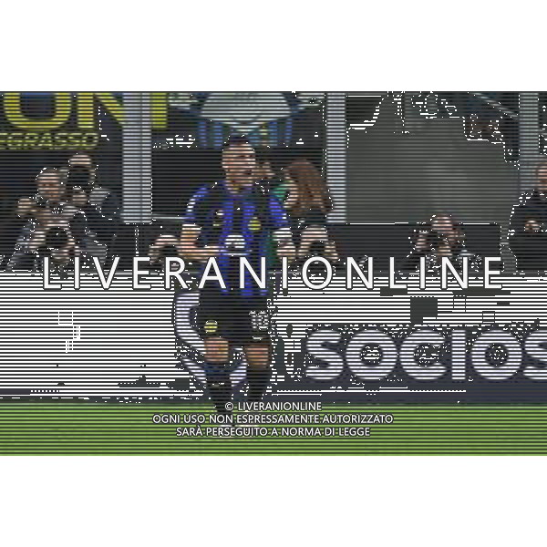 Serie A 2023-2024 Stadio Giuseppe Meazza, Milano Inter vs Atalanta Nella foto: Lautaro Martinez festa gol FOTO ANDREA ROSITO-AG ALDO LIVERANI SAS