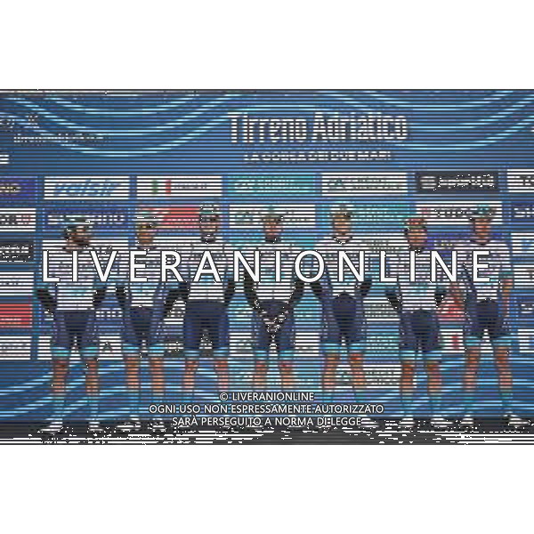 05-03-2024 Tirreno - Adriatico; Tappa 02 Camaiore - Follonica; 2024, Bahrain Victorious; Camaiore; ©SIROTTI/ AGENZIA ALDO LIVERANI SAS