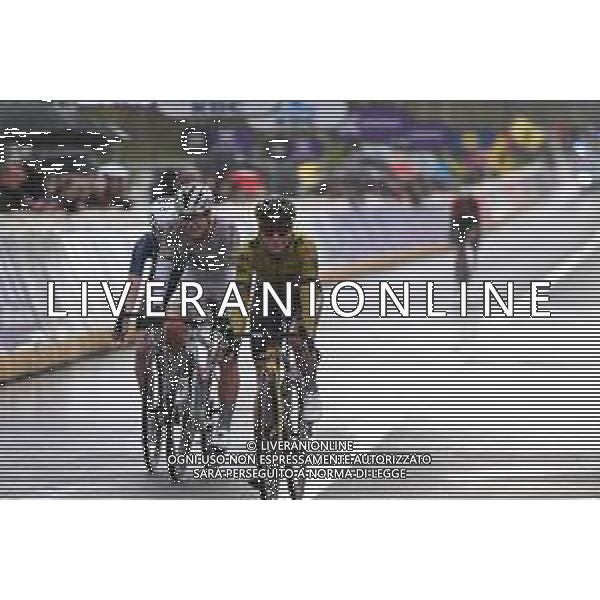 31-03-2024 Tour Des Flandres Women; 2024, Visma - Lease A Bike Women; 2024, Sd Worx - Protime; Vos, Marianne; Kopecky, Lotte; Oudenaarde; ©SIROTTI / AGENZIA ALDO LIVERANI SAS