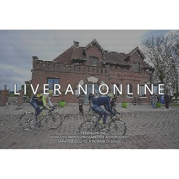 04-04-2024 Allenamento Paris - Roubaix 2024; 2024, Intermarche - Wanty; Carrefour De L\'arbre; ©SIROTTI / AGENZIA ALDO LIVERANI SAS