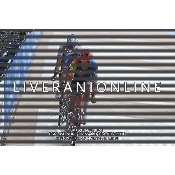 07-04-2024 Paris - Roubaix; 2024, Lidl - Trek; Pedersen, Mads; Roubaix; ©SIROTTI / AGENZIA ALDO LIVERANI SAS