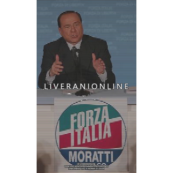 Milano 3 maggio 2006 Conferenza stampa presentazione Lista Forza Italia alle amministrative di Milano nella foto: Berlusconi Silvio foto Andry / Ag. Aldo Liverani
